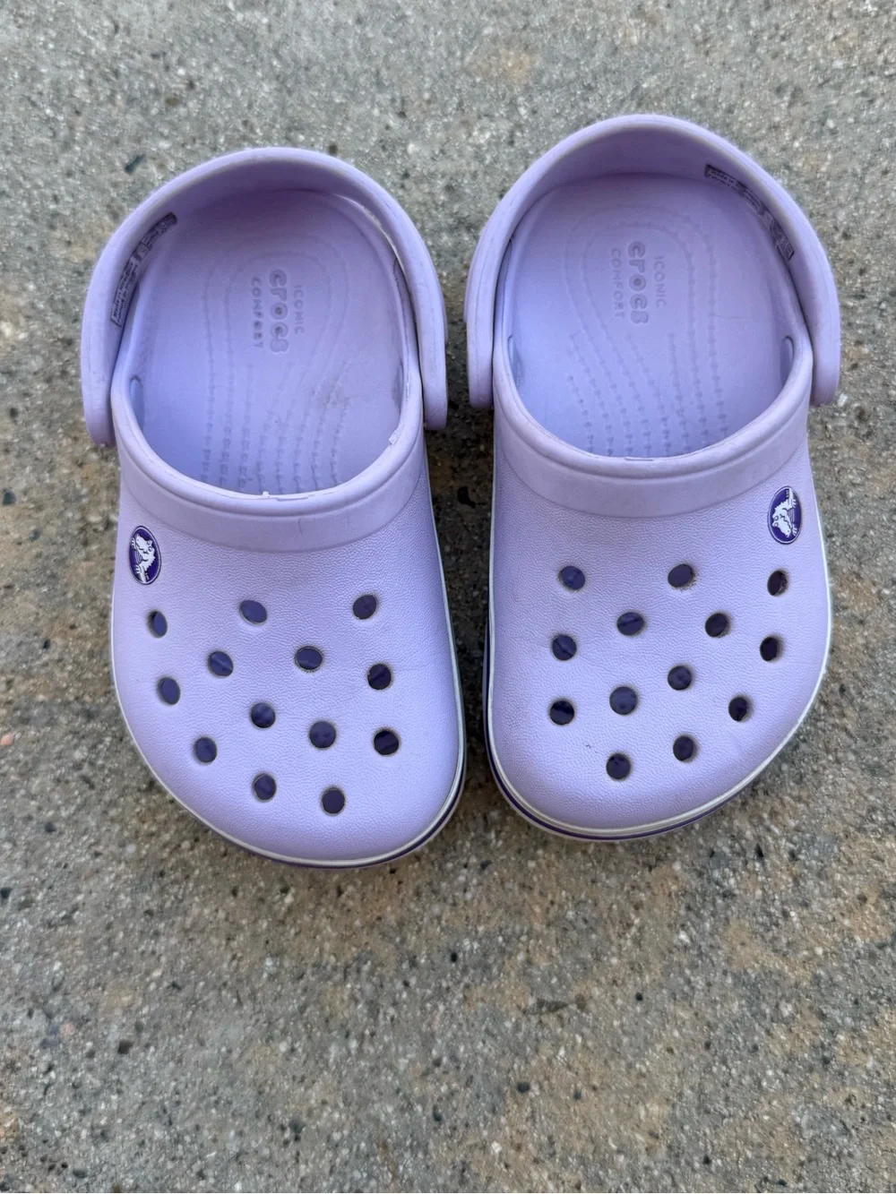 Crocs Crocband Clogs purple little kids size C6